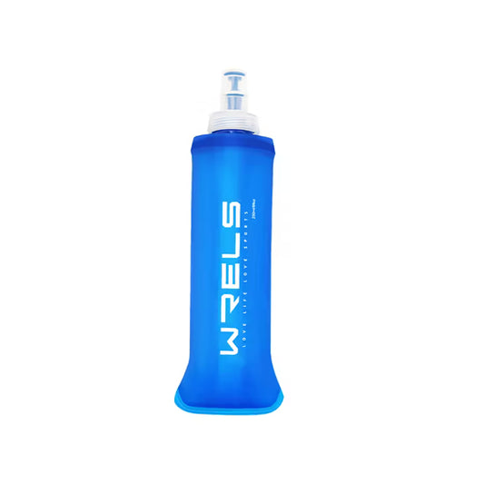 Collapsible Silicone Water Bottle - Foldable Sports Bottle with Lid