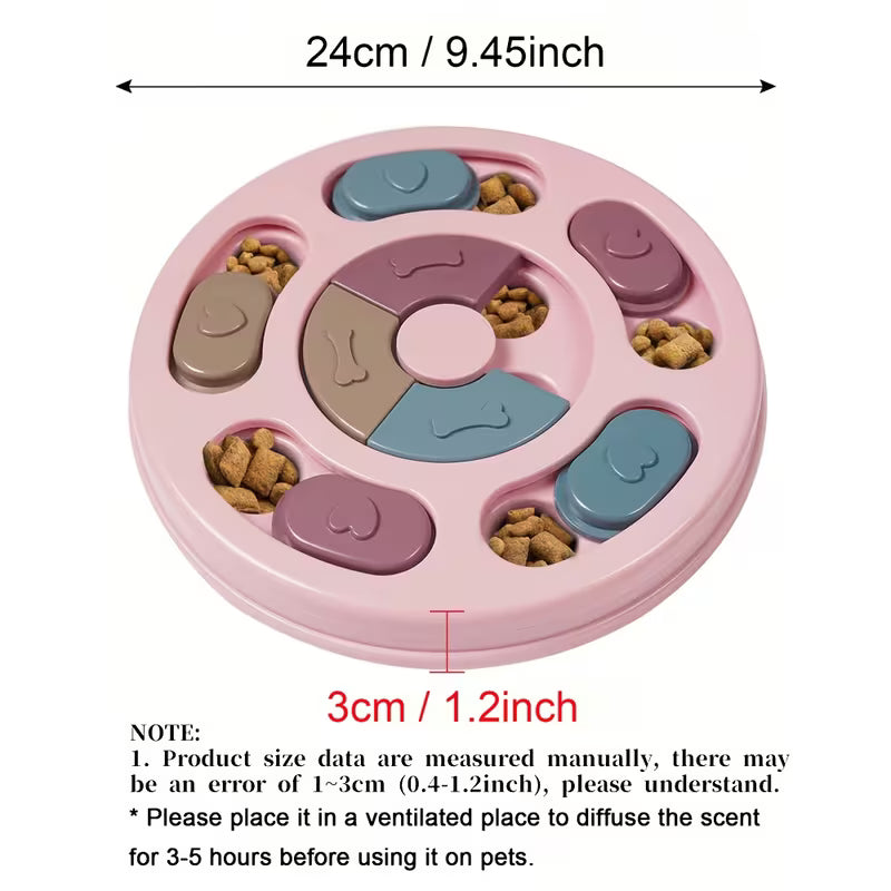Interactive Dog Puzzle Feeder - Slow Feeding & Mental Stimulation Toy