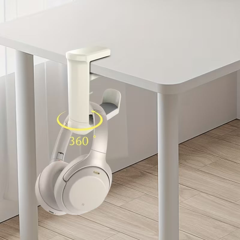 360° Rotating Headphone Stand - Desktop Gaming Headset Holder