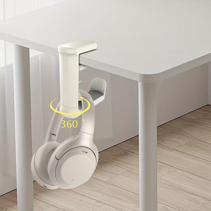 360° Rotating Headphone Stand - Desktop Gaming Headset Holder
