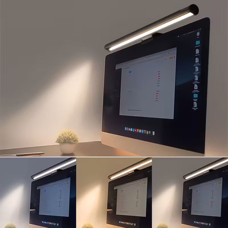 RGBW Gaming Ambient Light Bar - Monitor Backlight with Auto-Scroll