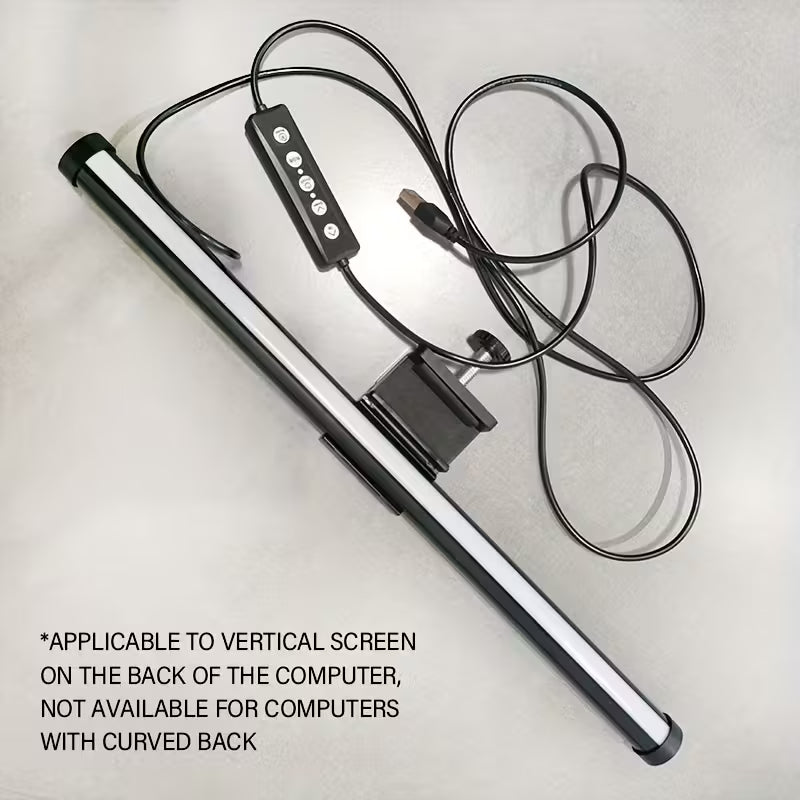 RGBW Gaming Ambient Light Bar - Monitor Backlight with Auto-Scroll