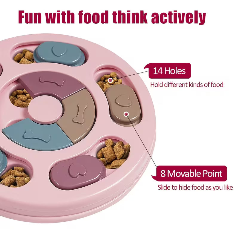 Interactive Dog Puzzle Feeder - Slow Feeding & Mental Stimulation Toy