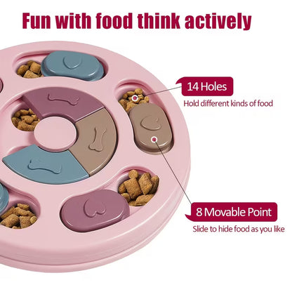 Interactive Dog Puzzle Feeder - Slow Feeding & Mental Stimulation Toy