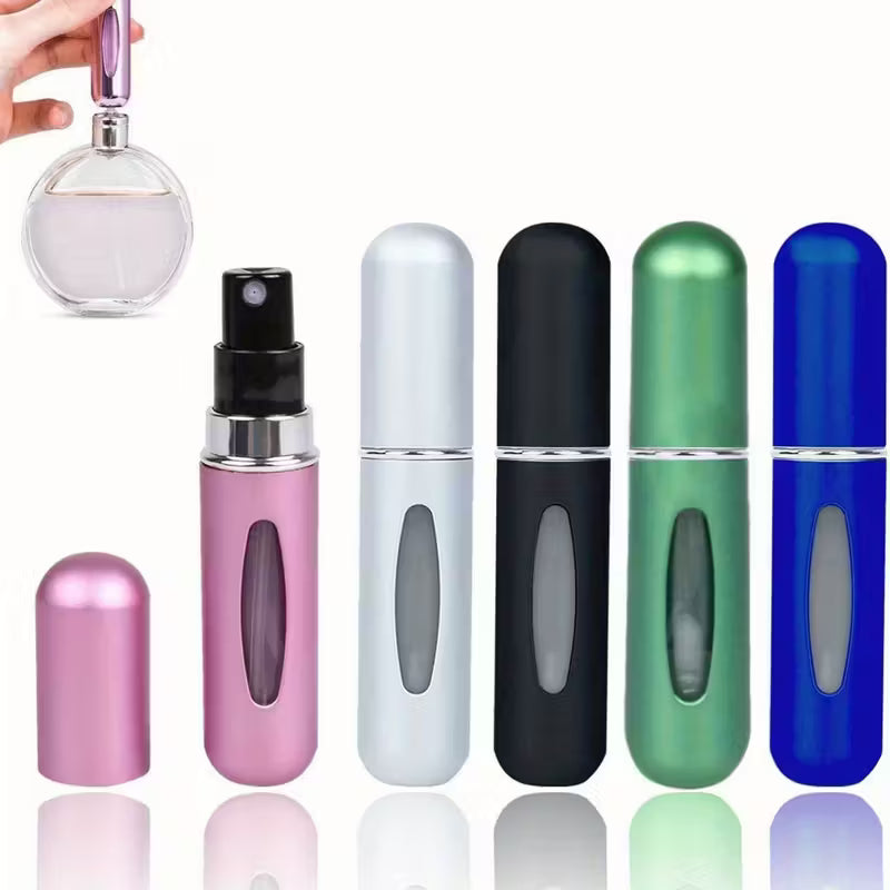 Mini Portable Perfume Atomizer - Refillable Travel Spray Bottle