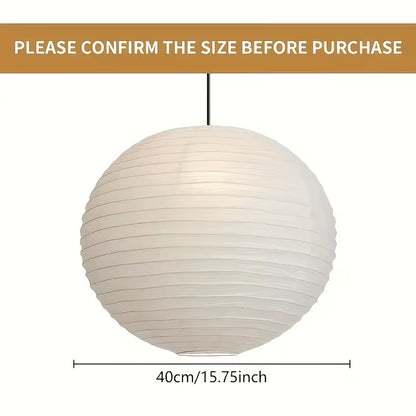 Round Rice Paper Lampshade 40cm (16") - Pendant Light Shade