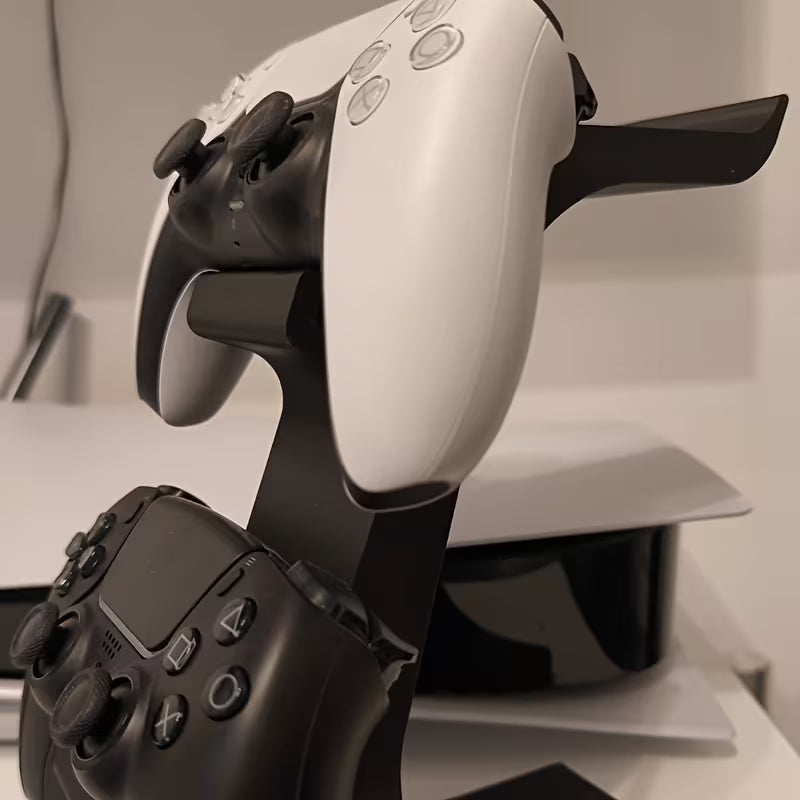PS5 Controller Stand 3-in-1 - Dual Gamepad & Headset Organizer