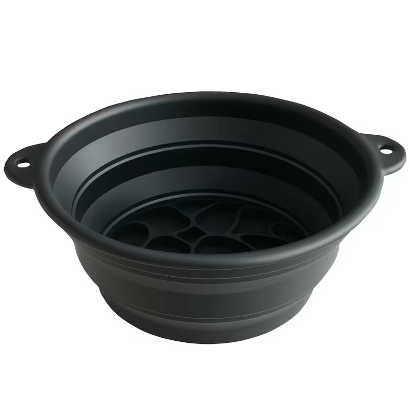 Portable Silicone Ice Bath Basin - Foldable Face Washing Bowl