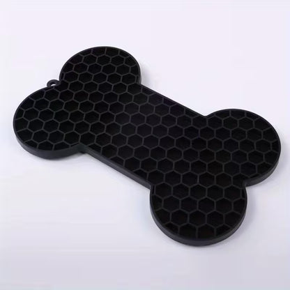 Anxiety Relief Dog Lick Mat with Suction Cups - Slow Feeder