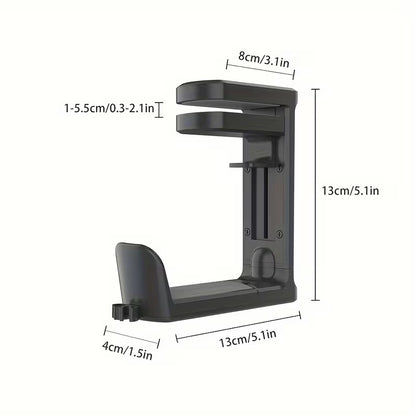 360° Rotating Headphone Stand - Desktop Gaming Headset Holder