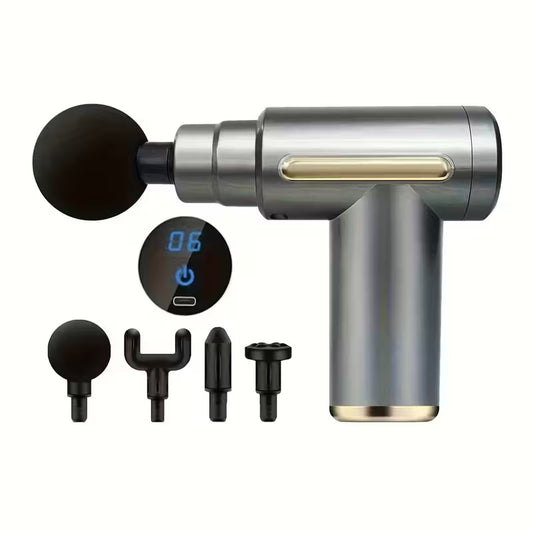 Portable Massage Gun - Deep Tissue Muscle Massager for Back & Neck