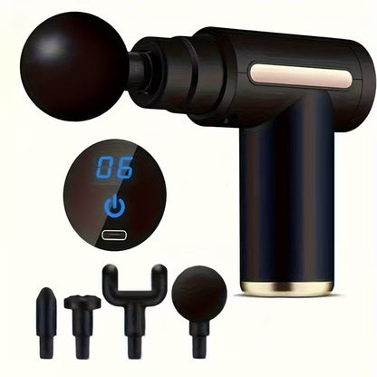 Portable Massage Gun - Deep Tissue Muscle Massager for Back & Neck