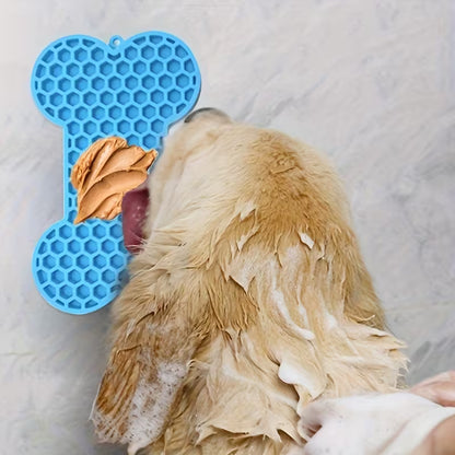 Anxiety Relief Dog Lick Mat with Suction Cups - Slow Feeder
