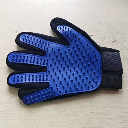 Pet Grooming Glove - Gentle Hair Remover Brush for Dogs & Cats