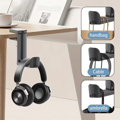360° Rotating Headphone Stand - Desktop Gaming Headset Holder