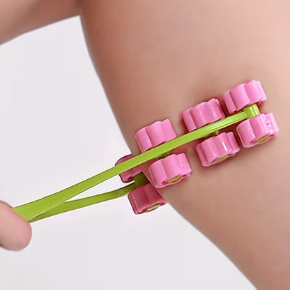 Flower-Shaped Face Roller Massager - V-Line Lifting Tool