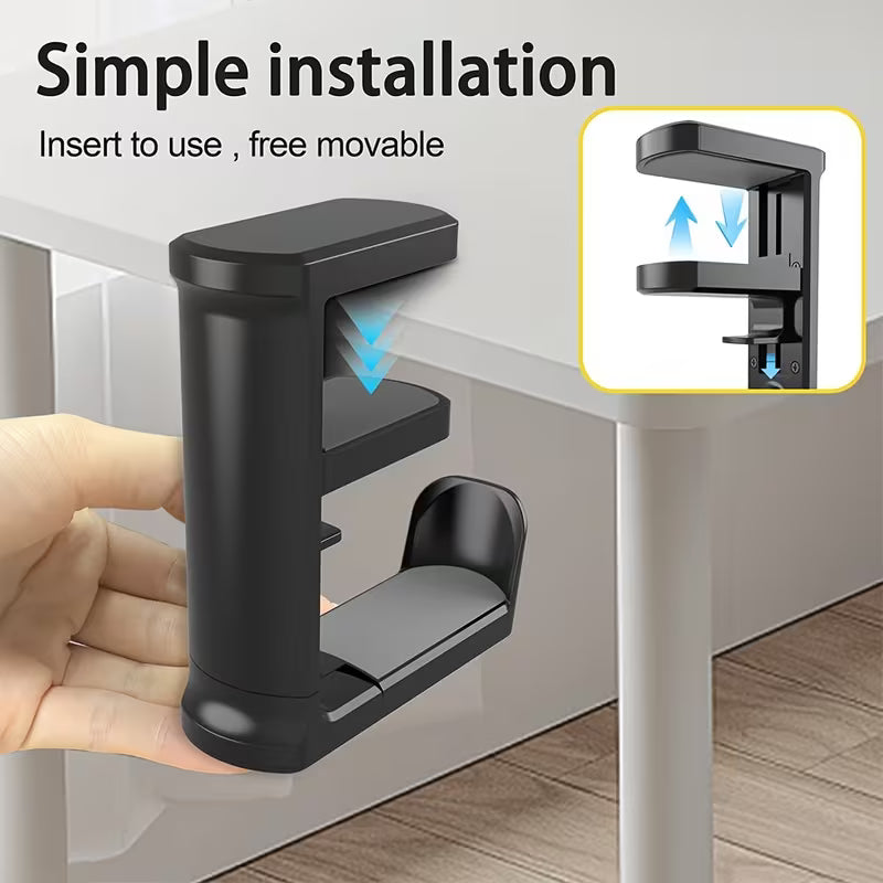 360° Rotating Headphone Stand - Desktop Gaming Headset Holder
