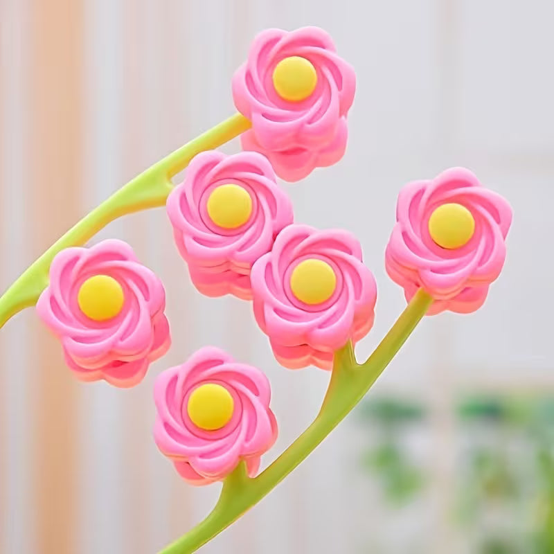 Flower-Shaped Face Roller Massager - V-Line Lifting Tool