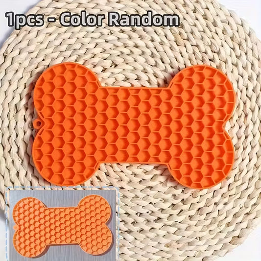 Anxiety Relief Dog Lick Mat with Suction Cups - Slow Feeder