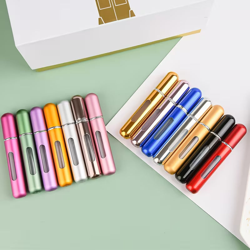 Mini Portable Perfume Atomizer - Refillable Travel Spray Bottle