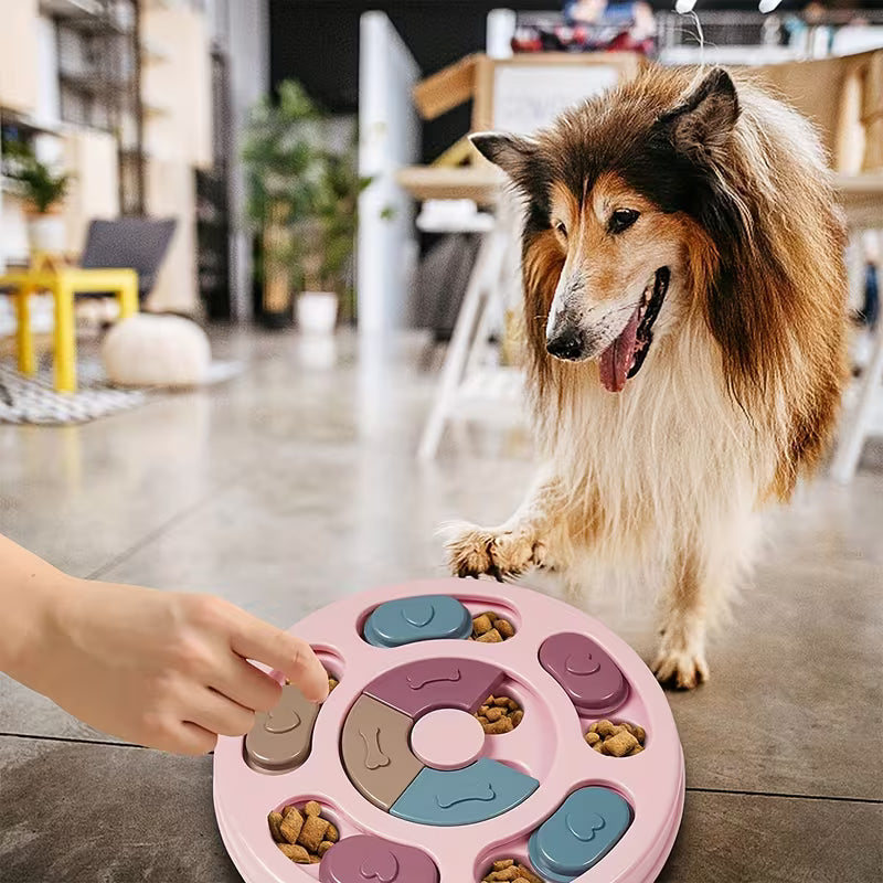 Interactive Dog Puzzle Feeder - Slow Feeding & Mental Stimulation Toy