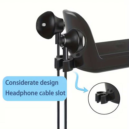 360° Rotating Headphone Stand - Desktop Gaming Headset Holder